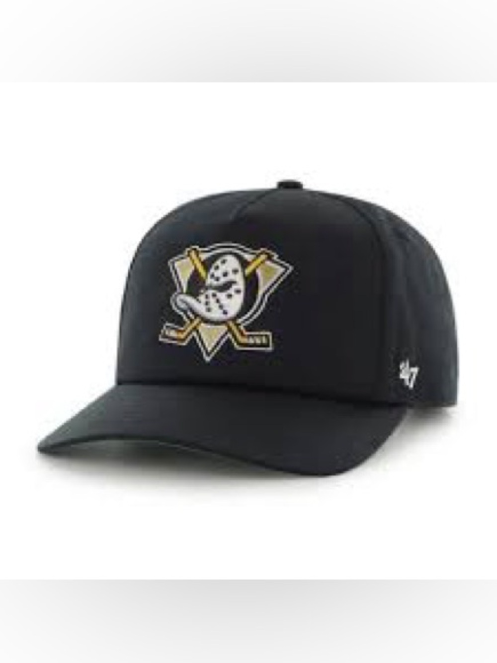 NWT Anaheim Ducks NHL baseball cap manufactured by '47 Brand Black